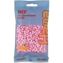 Hama Midi perler - 1000 perler - Pastel rosa