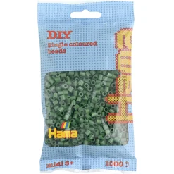 Hama Midi perler - 1000 perler - Skovgrøn