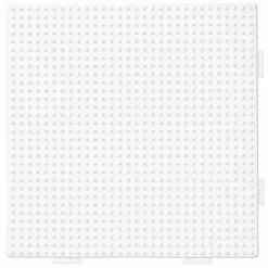 Hama Midi stiftplade - 15x15 cm - Hvid - Firkant