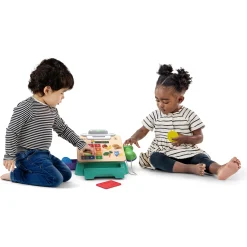 Hape Magic Touch kasseapparat - legebutik med scanner, kort og mønter - fra 12 mdr.
