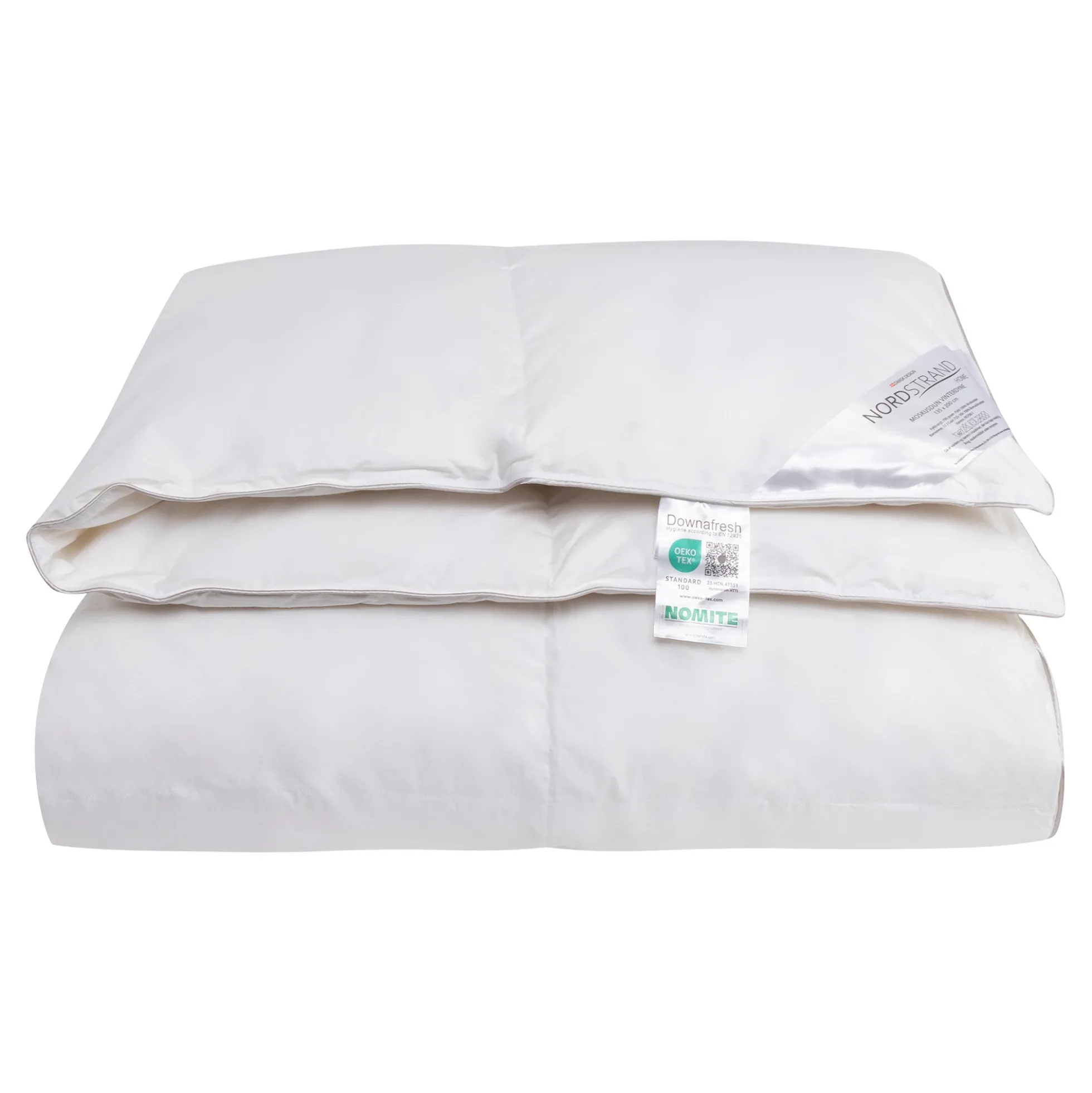 Helårsdyne - 100% moskusdun - Allergivenlig dundyne - 140x200 cm - Nordstrand Home dyne