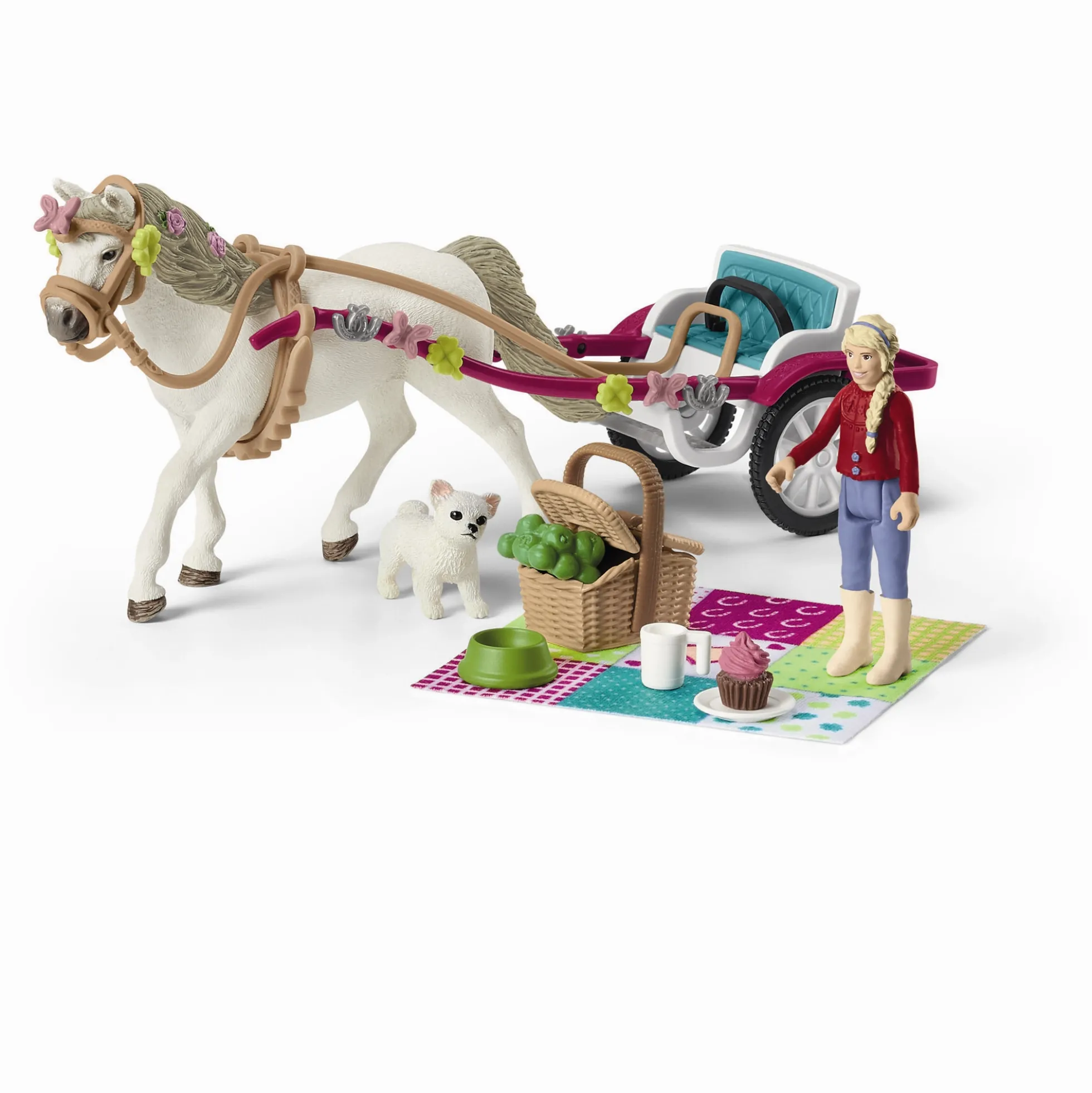 Hestevogn og figur - 42467 - Schleich Horse Club