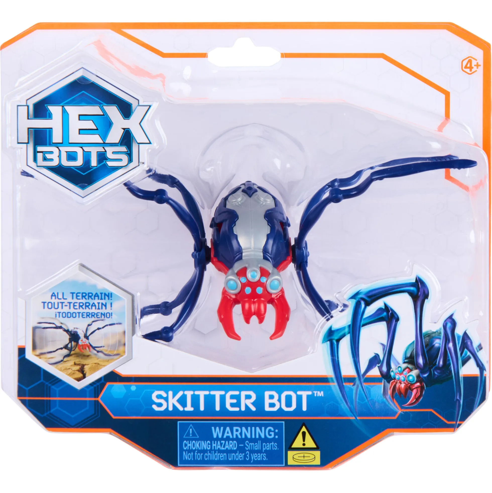 HEX BOTS Skitter Bot selvkørende robotinsekt - assoteret