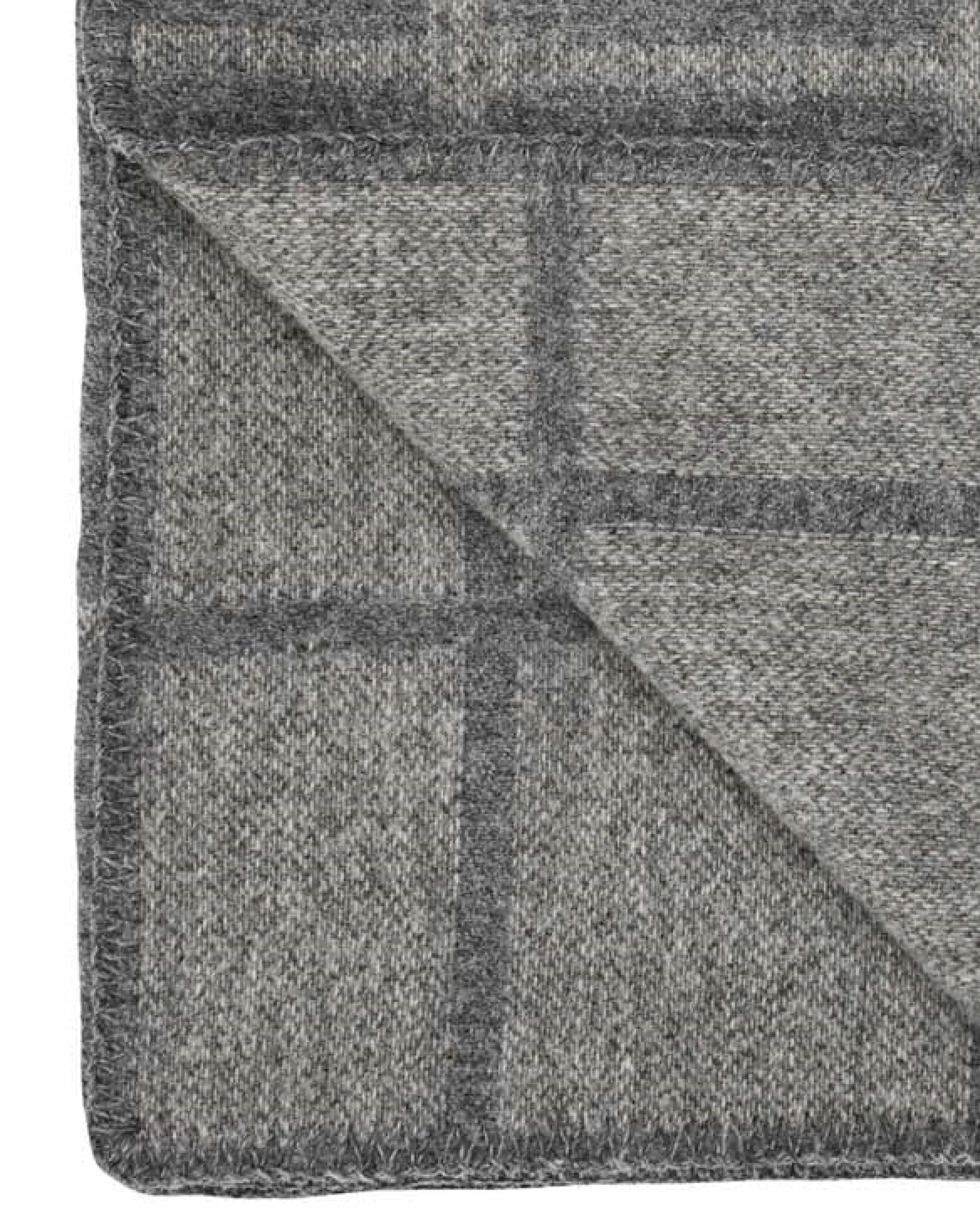 Høie uldplaid - 100% Norsk uld - Oppdal grå - 130x200 cm - Høie of Scandinavia