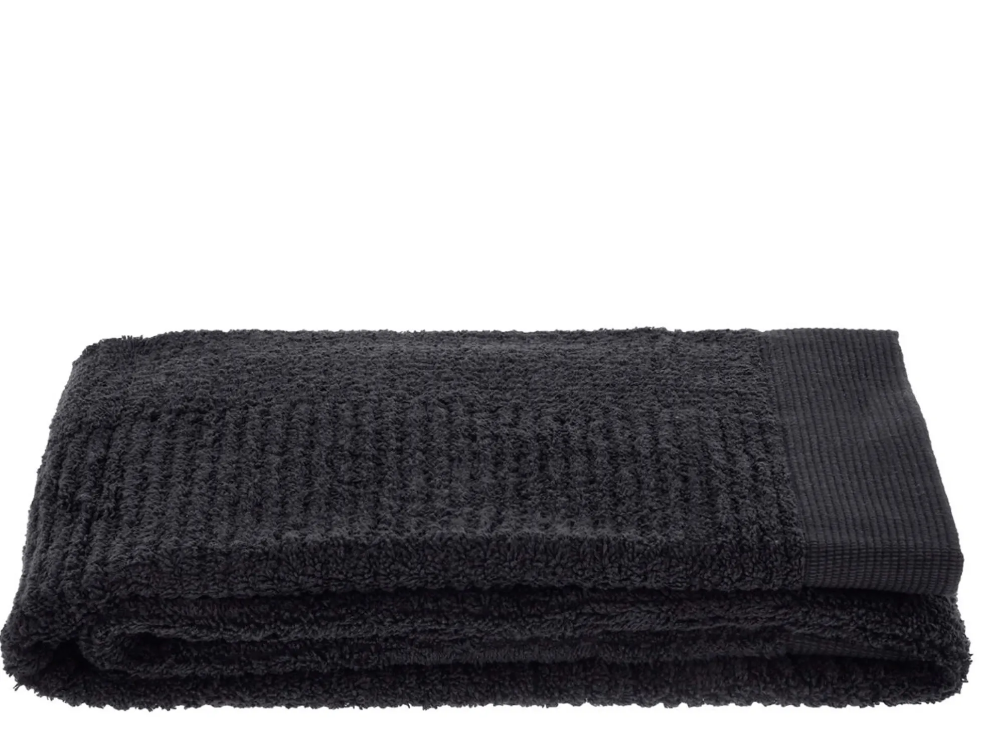 Håndklæde - 100% bomuld - Badehåndklæde 70x140 cm - Zone Denmark Classic - Black