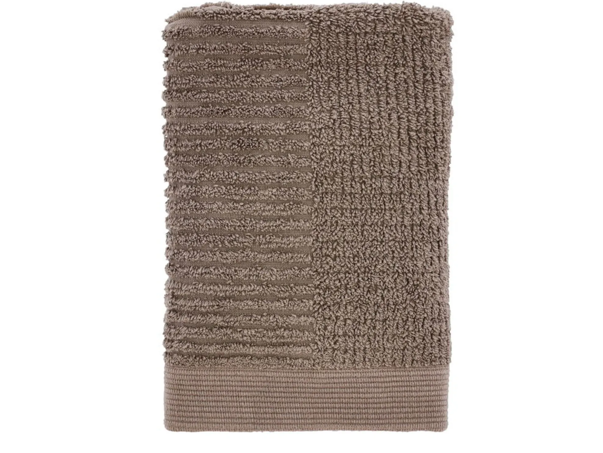 Håndklæde - 100% bomuld - Badehåndklæde 70x140 cm - Zone Denmark Classic - Taupe