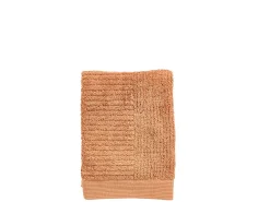 Håndklæde - 100% bomuld - Gæstehåndklæde 50x70 cm - Zone Denmark Classic - Mandarine