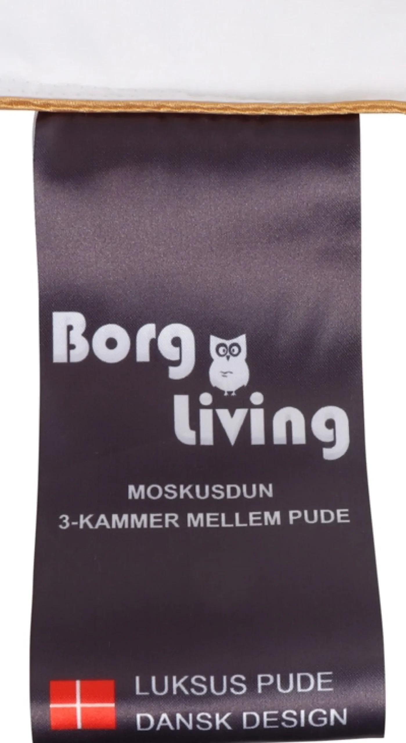 Hovedpude med moskusdun - 3 kammer pude - Mellem - 60x63cm - Borg Living