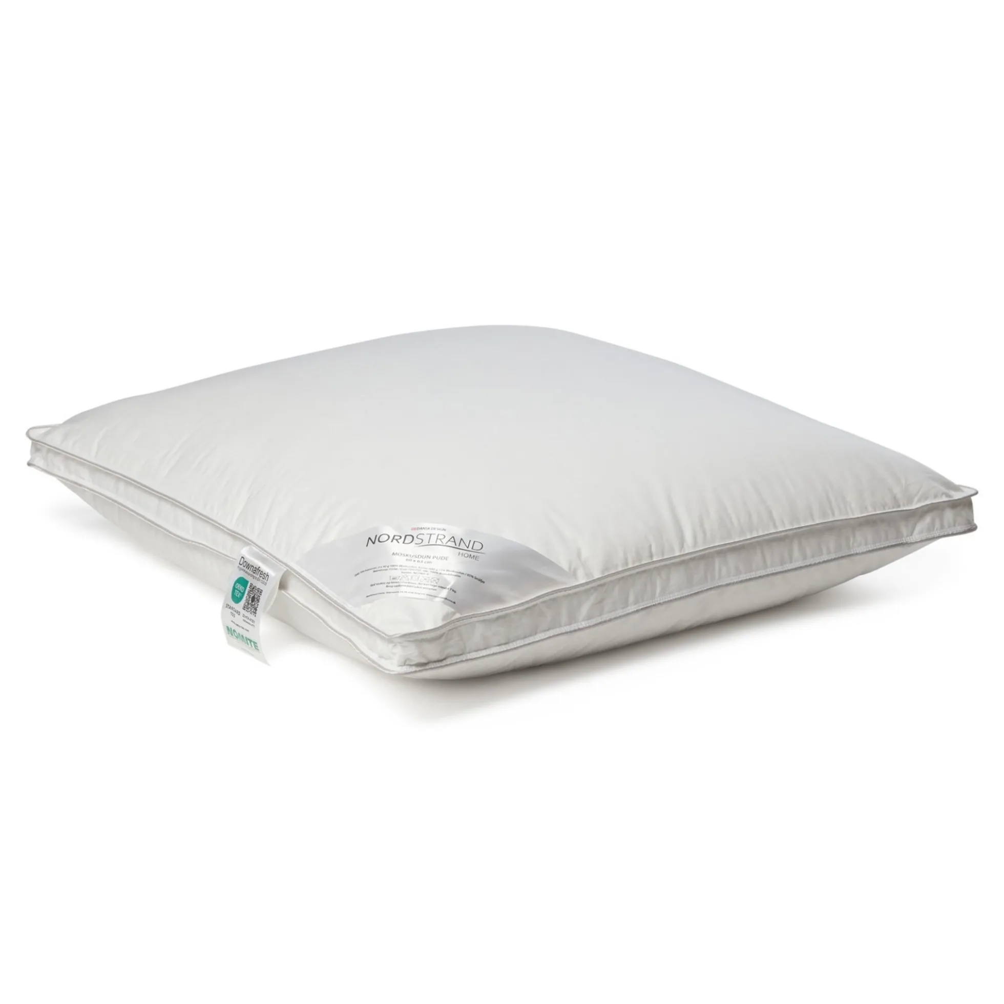 Hovedpude med moskusdun - 60x63 cm - Mellem pude - 3 kammer dunpude - Nordstrand Home