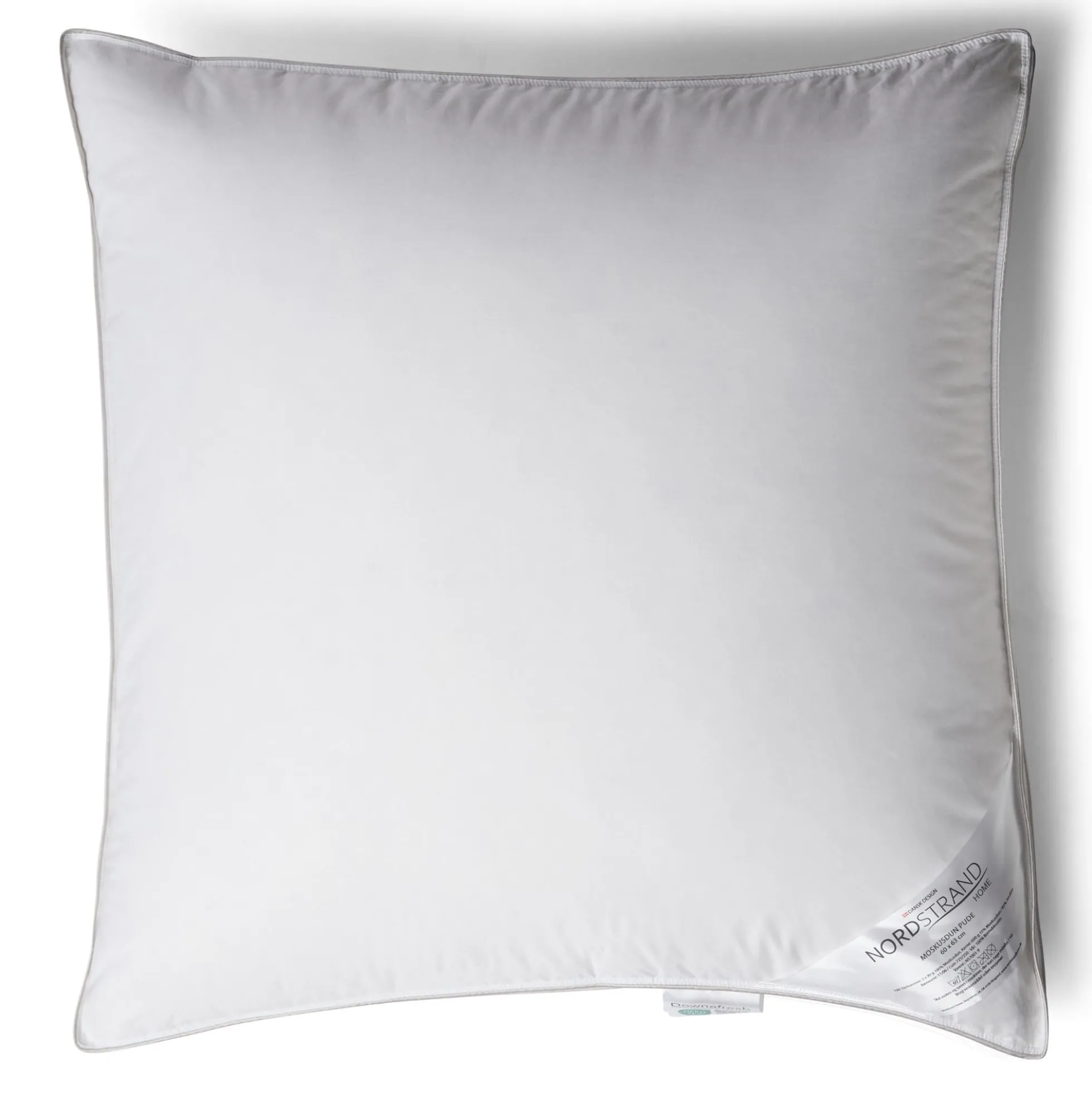 Hovedpude med moskusdun - 60x63 cm - Mellem pude - 3 kammer dunpude - Nordstrand Home