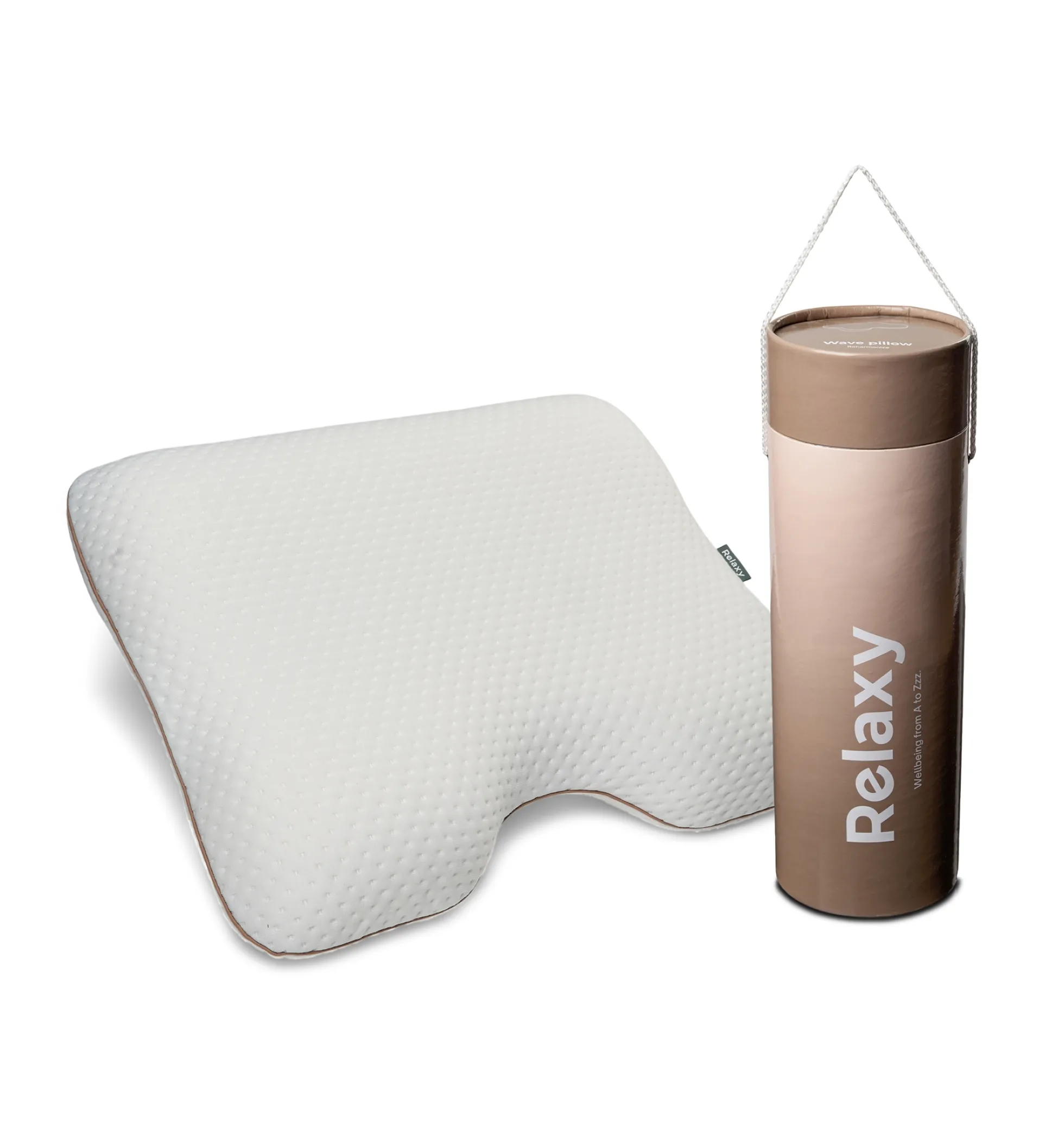 Hovedpude med trykaflastende memory skum - Relaxy Wave pude