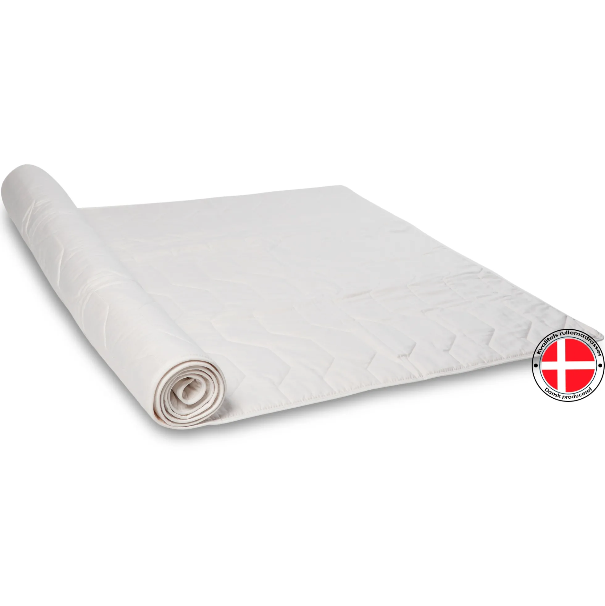 H-Split rullemadras - 180x210 cm - 100% bomuld - Dansk produceret - Madrasbeskytter - LIXRA