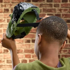 Hulk eletronisk maske med lys og lyd