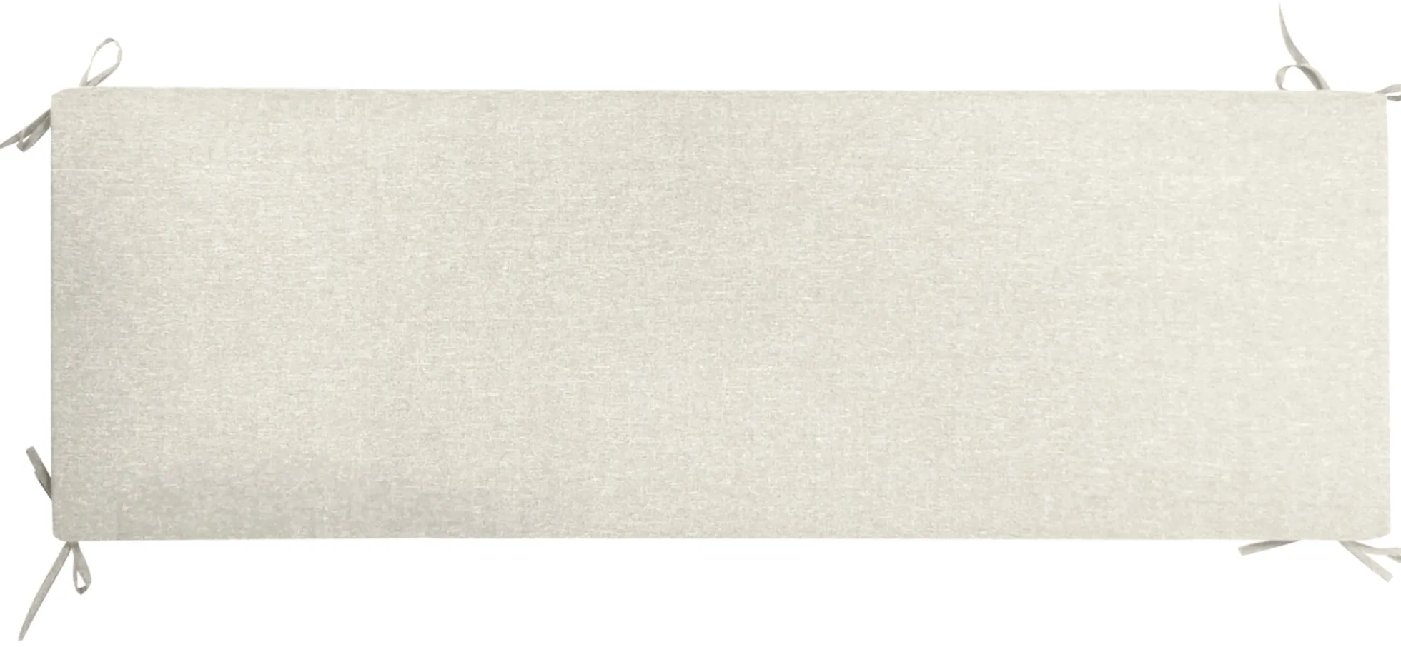 Hynde til bænk - Beige havebænk hynde med 7 cm skum - UV-beskyttet havehynde - Nordstrand Home bænk hynde