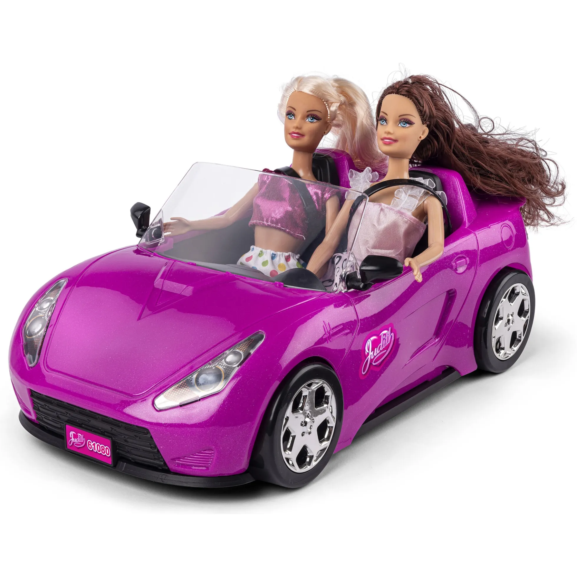 Judith cabriolet til 2 dukker - 35 cm