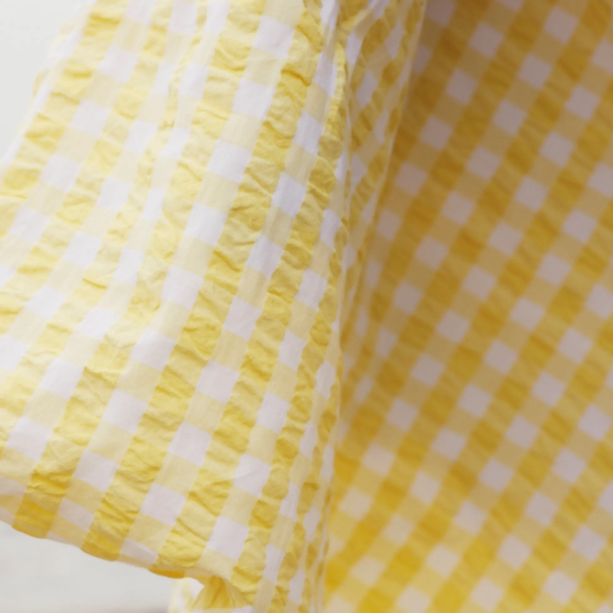 JUNA dobbelt sengetøj 200x220 cm - 100% økologisk bomuld - Bæk&Bølge gul
