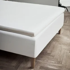 JUNA kuvertlagen 90x200 cm - 100% økologisk bomuld - Hvid Percale kuvertlagen