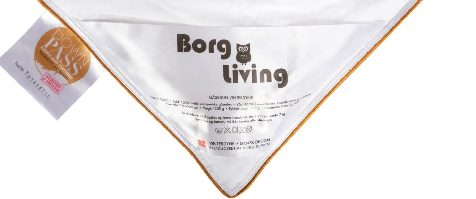 Junior pude - Gåsedunspude - 40x45 cm - Børnepude - Borg Living