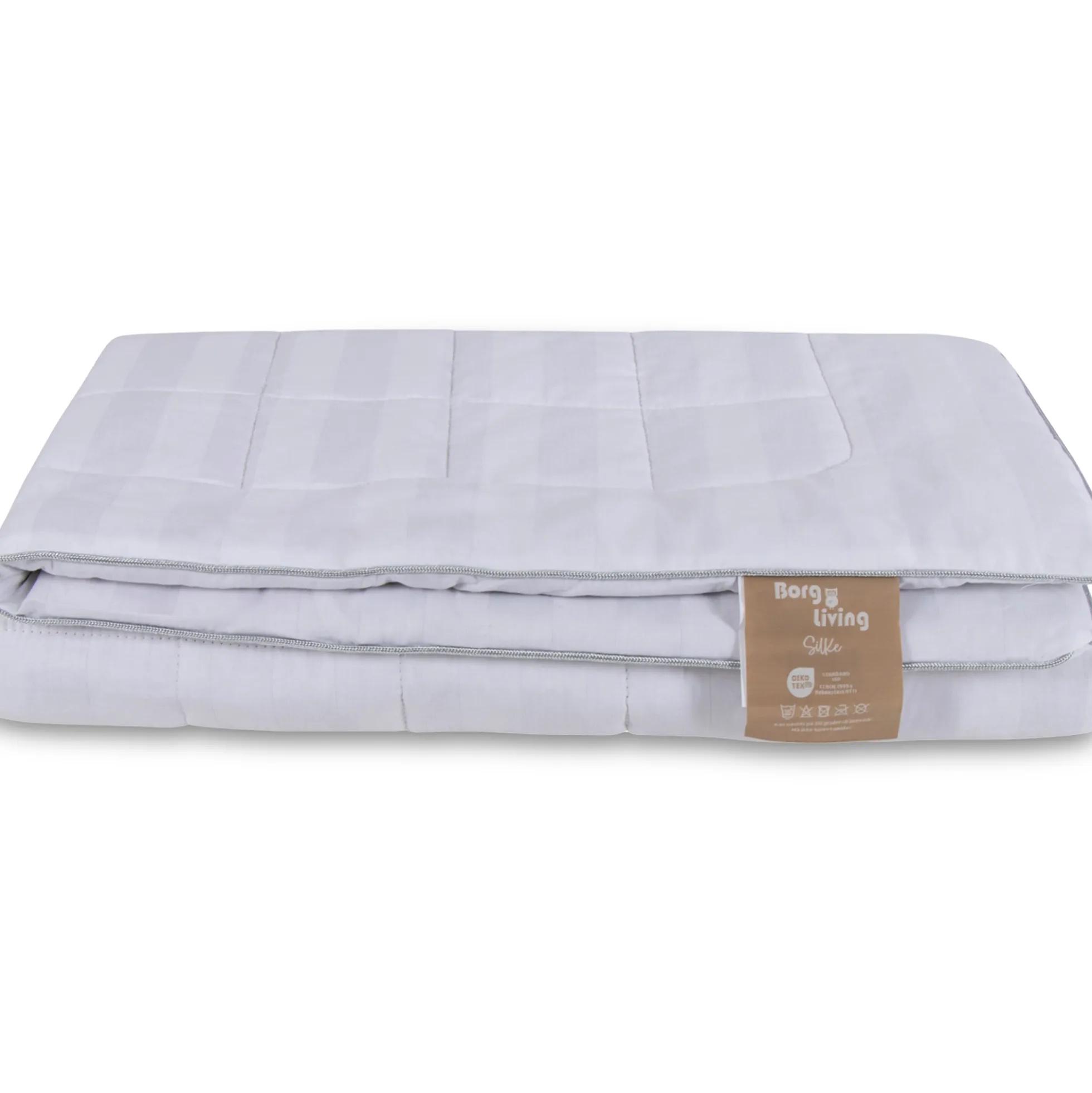 Junior silkedyne - Temperaturregulerende helårs - 100% mulberry silke - 100x140 cm - Borg Living