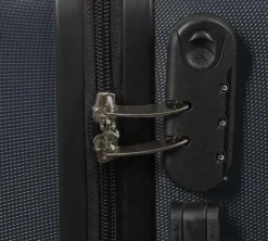 Kabinekuffert - Hardcase letvægt kuffert med 4 hjul - Diamant mørkeblå