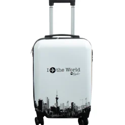 Kabinekuffert - I Love The World hardcase kuffert - Eksklusiv rejsekuffert