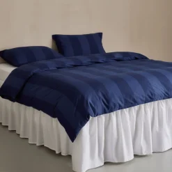 Kappelagen 160x200 cm - 100% blødt bomulds lagen - Hvidt sengekappe by Nordstrand Home