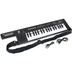 Keytar med 37 tangenter og skulderrem til børn - Bontempi musiklegetøj
