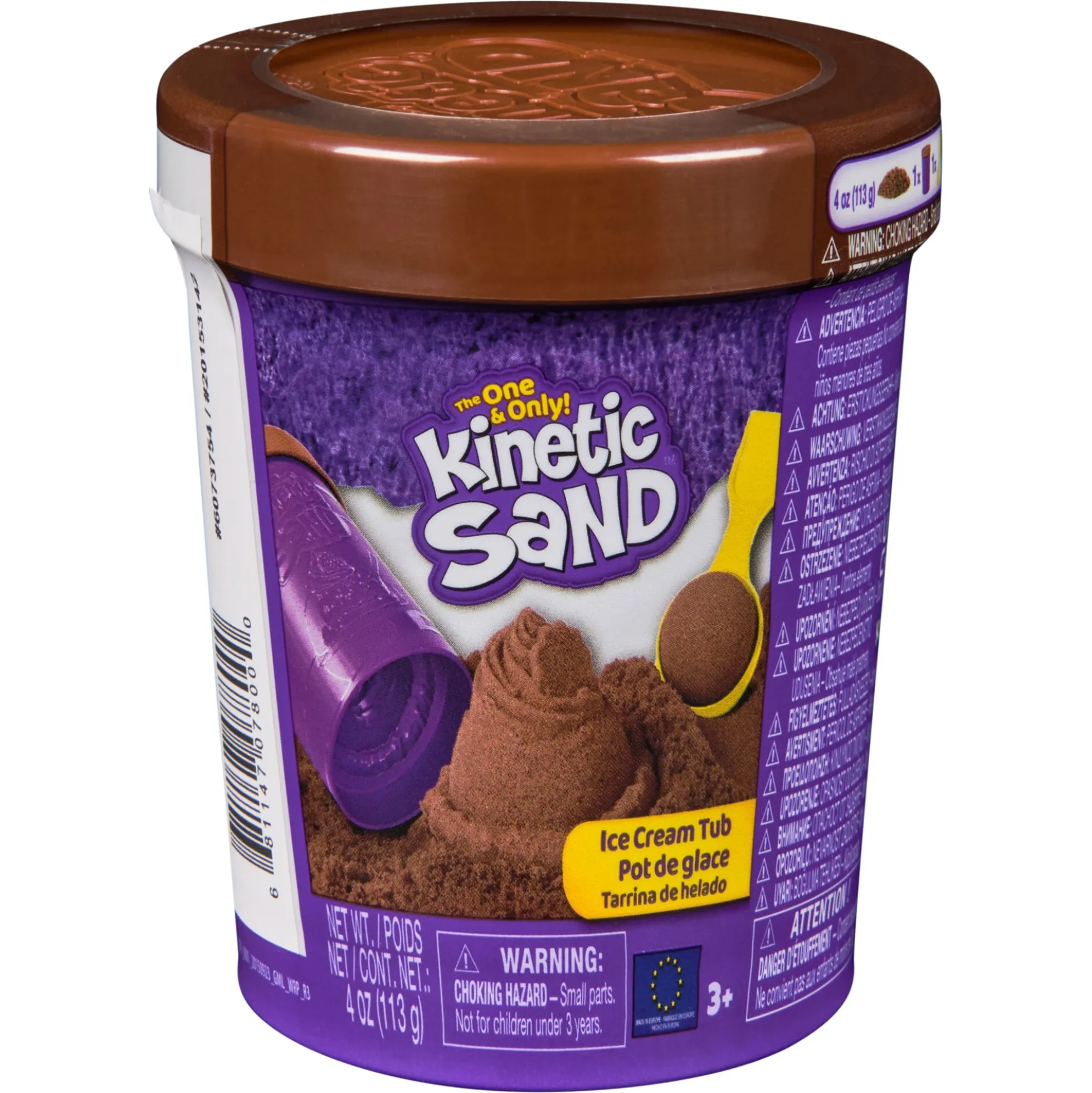 Kinetic Sand isbøtte – assorteret
