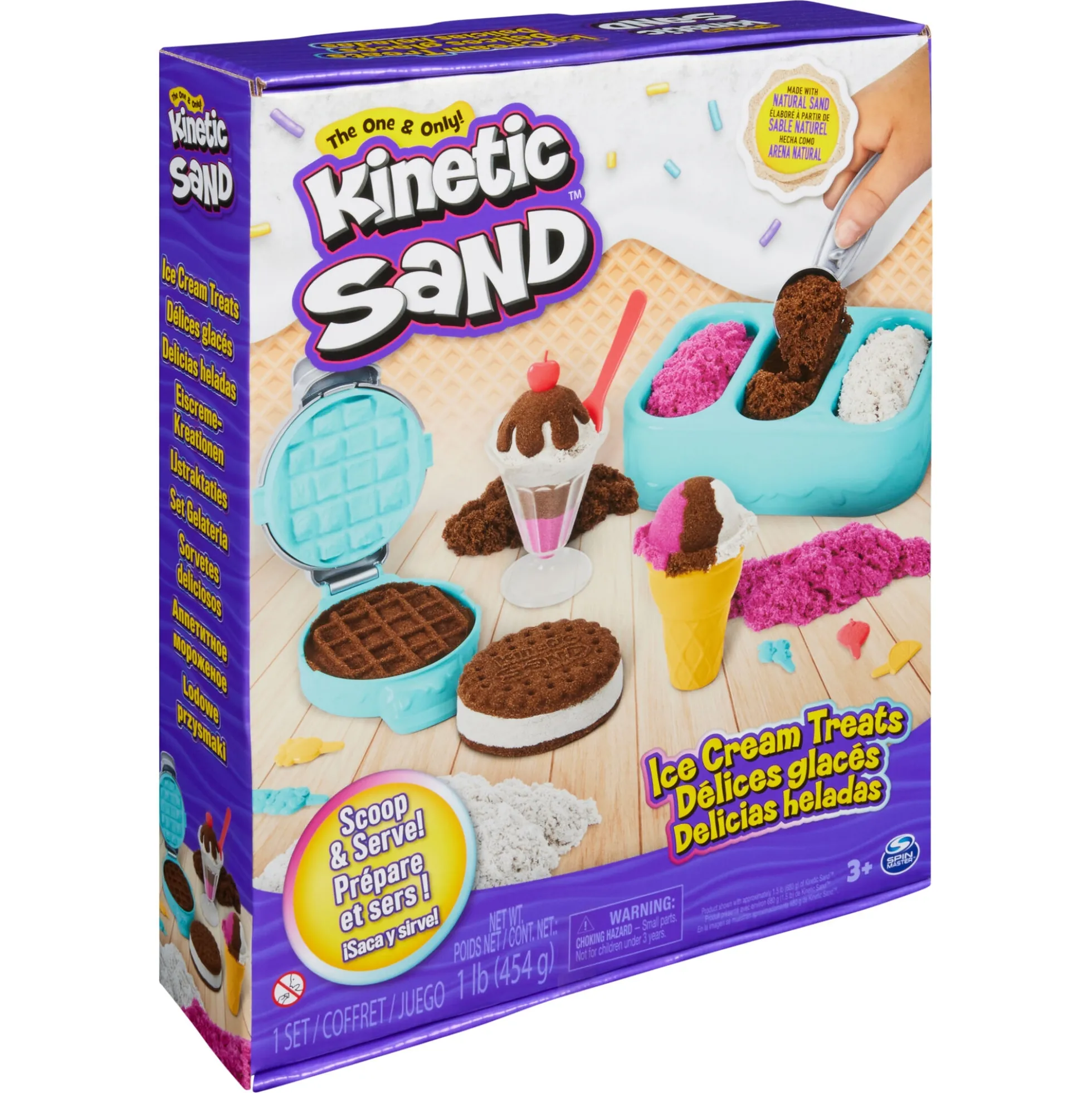 Kinetic Sand isdessert-sæt – 450 g