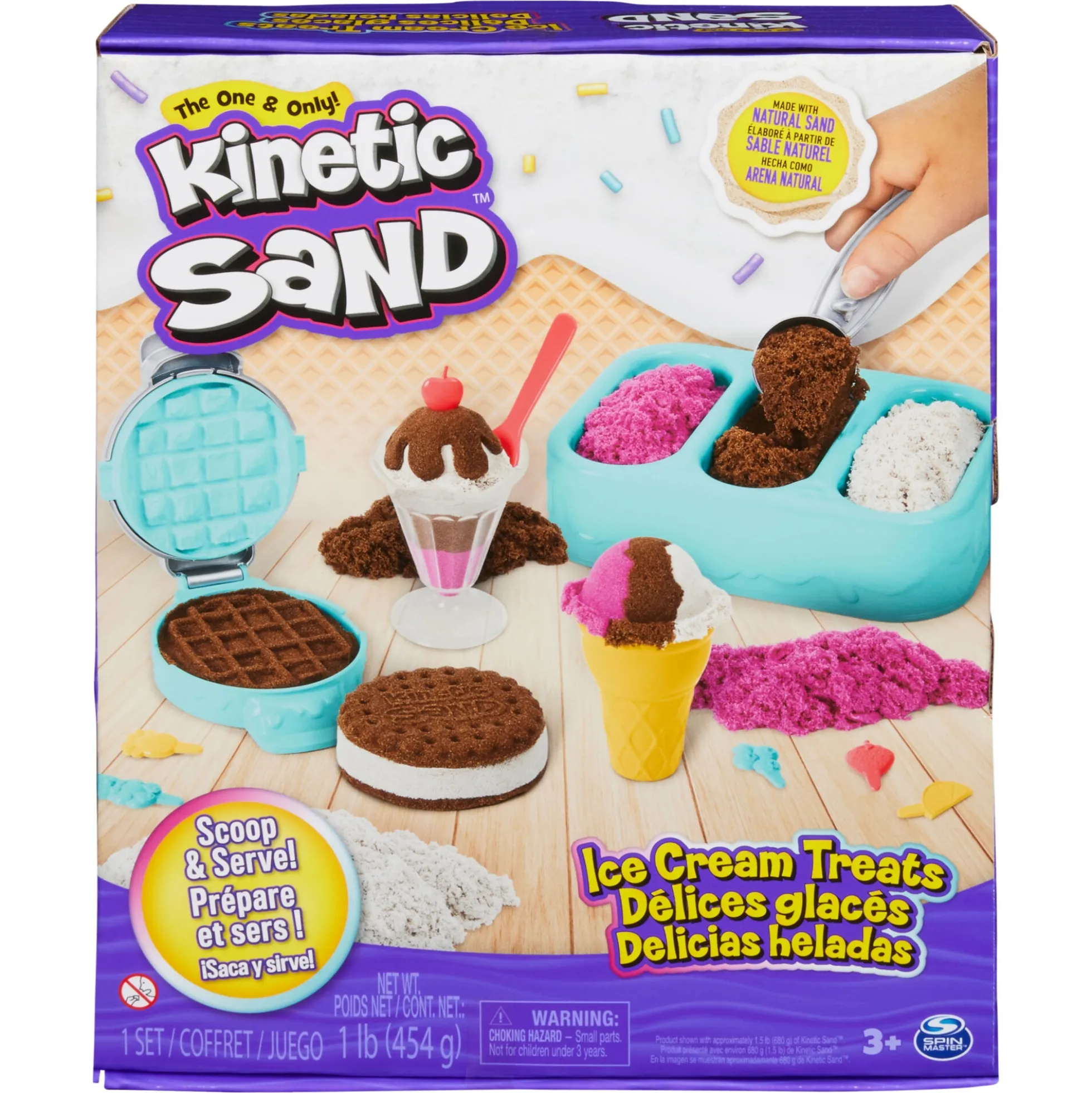 Kinetic Sand isdessert-sæt – 450 g