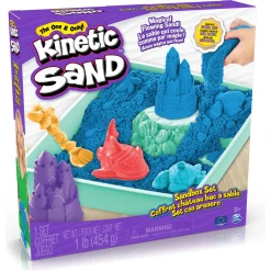 Kinetic Sand sandkassesæt blå – 450 g