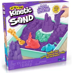 Kinetic Sand sandkassesæt lilla – 450 g