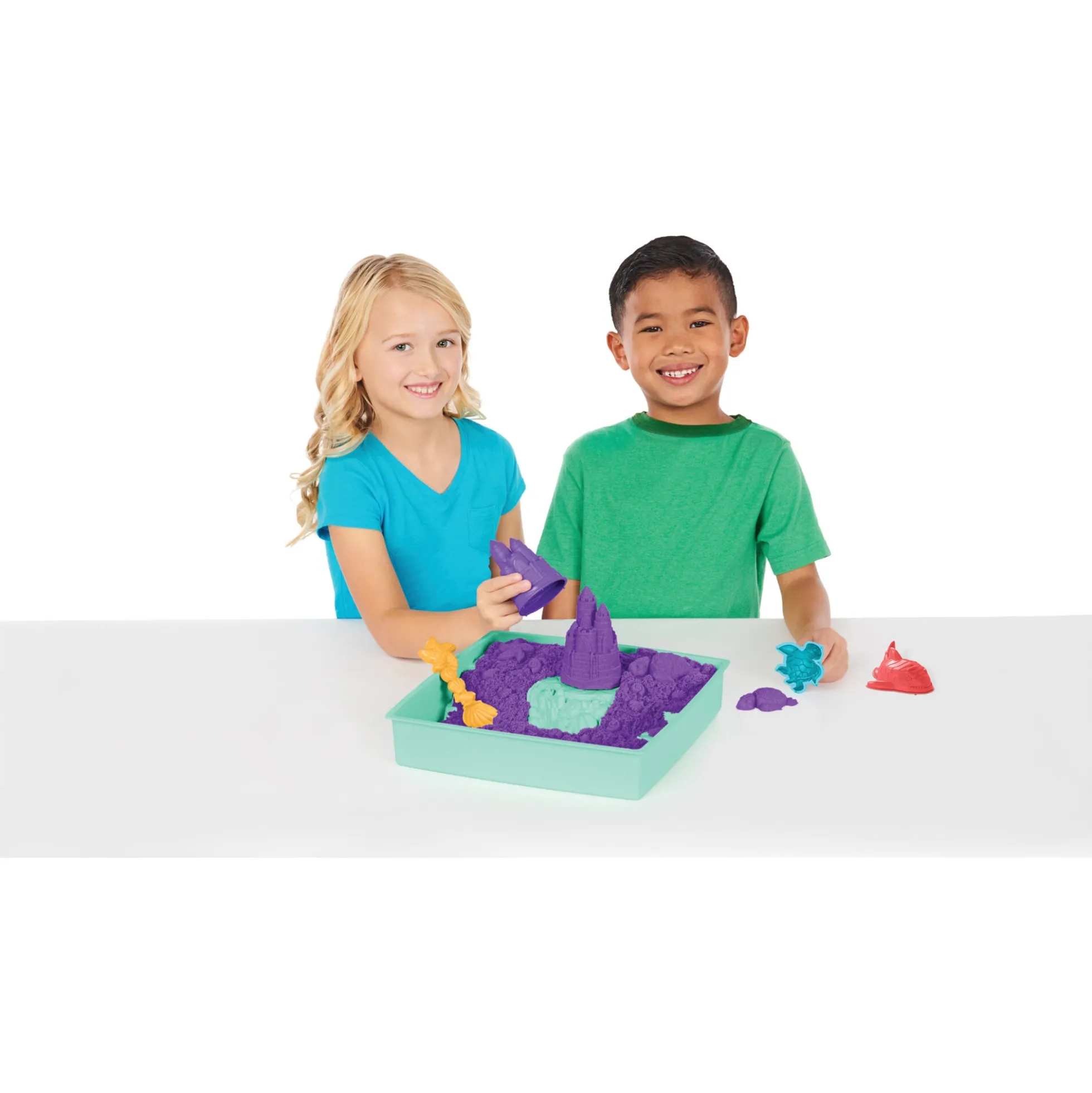 Kinetic Sand sandkassesæt lilla – 450 g