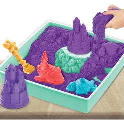 Kinetic Sand sandkassesæt lilla – 450 g