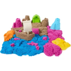 Kinetic Sand Sandy Shore legesæt – 450 g