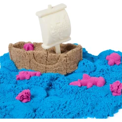 Kinetic Sand Sandy Shore legesæt – 450 g