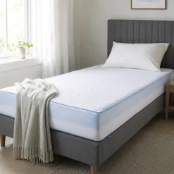 Kølende madras 70x200 - Højde 18 cm - Luksus skummadras med kølende memoryskum - 7 zoner - SLEEP TECH by Borg