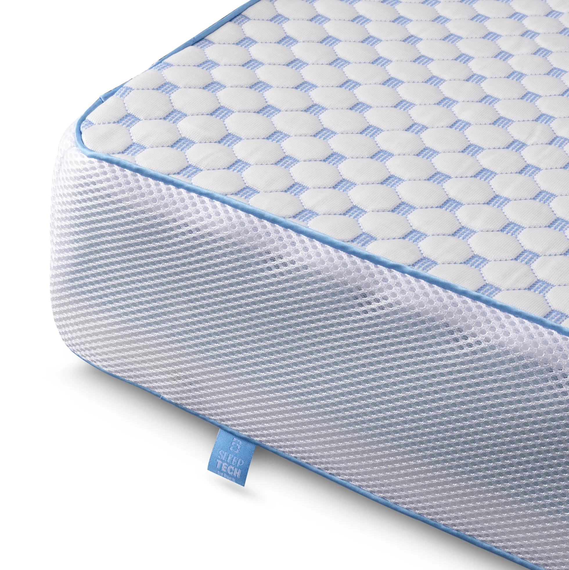 Kølende madras 140x200 - Højde 12 cm - Skummadras med kølende memoryskum - 7 zoner - SLEEP TECH by Borg