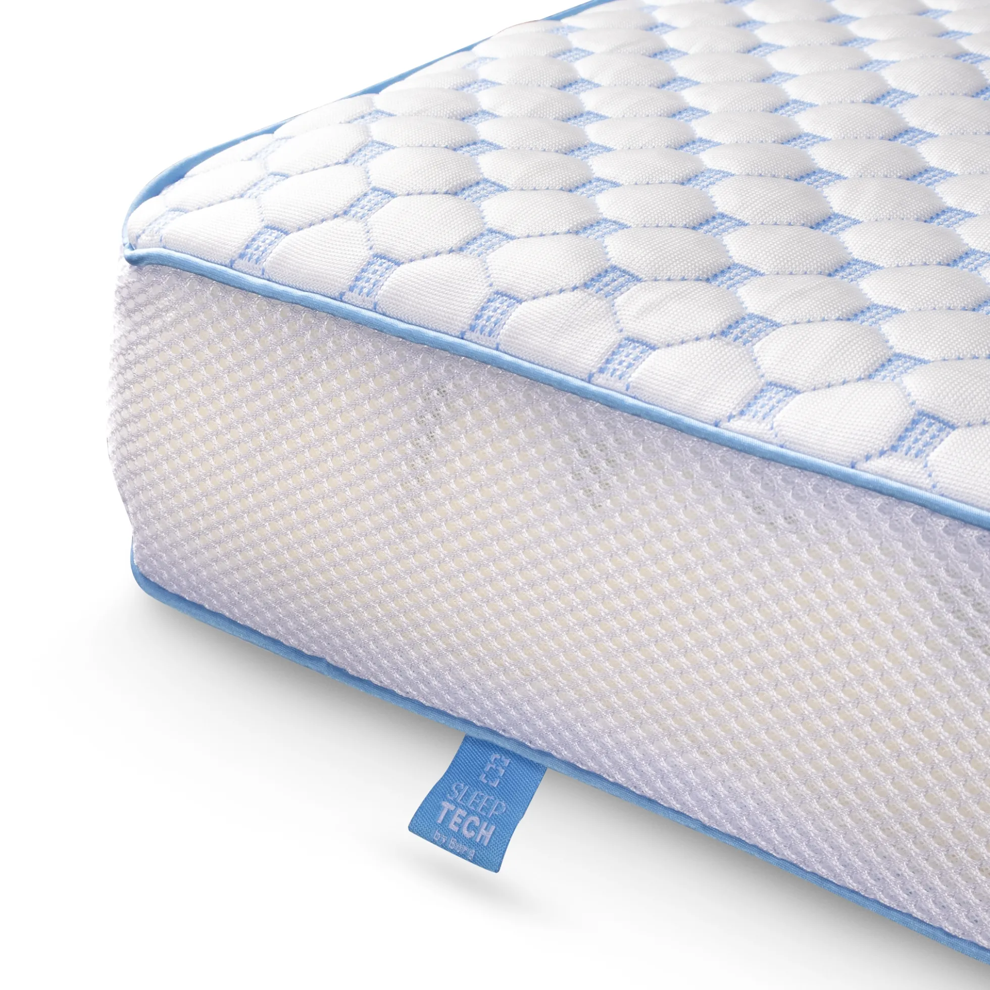 Kølende topmadras - 140x210 cm - 7 zoner - Luksus memoryskum topmadras 8 cm høj - SLEEP TECH By Borg