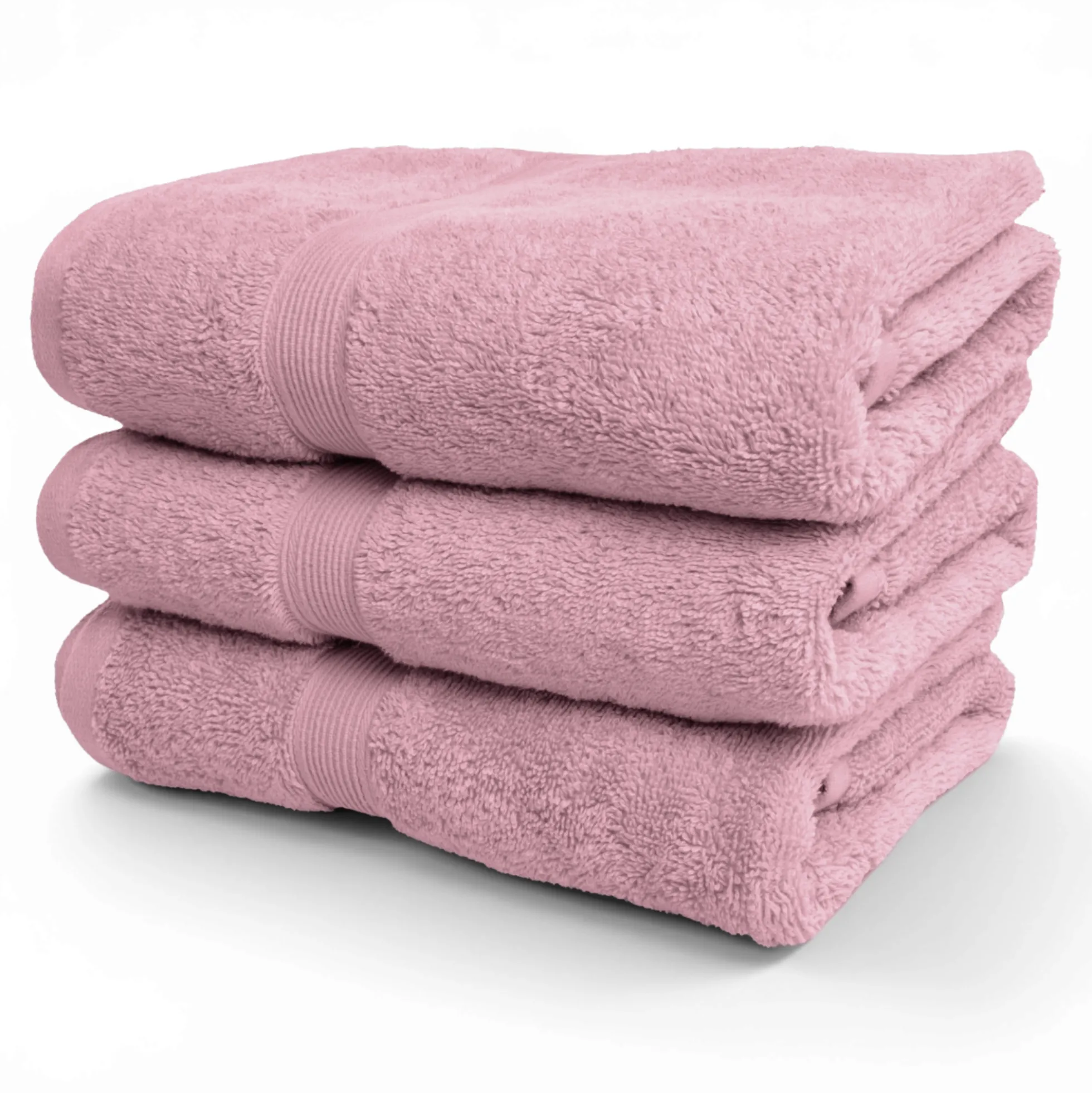 Økologisk håndklæde - 100% GOTS-certificeret bomuld - Gæstehåndklæde 40x60 cm - Rosa