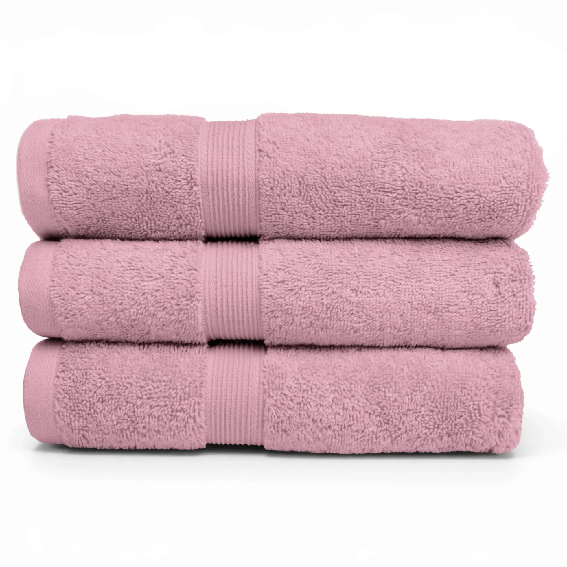 Økologisk håndklæde - 100% GOTS-certificeret bomuld - Gæstehåndklæde 40x60 cm - Rosa