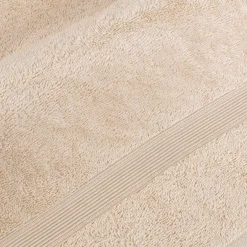 Økologisk håndklæde - 100% GOTS-certificeret bomuld - Gæstehåndklæde 40x60 cm - Beige