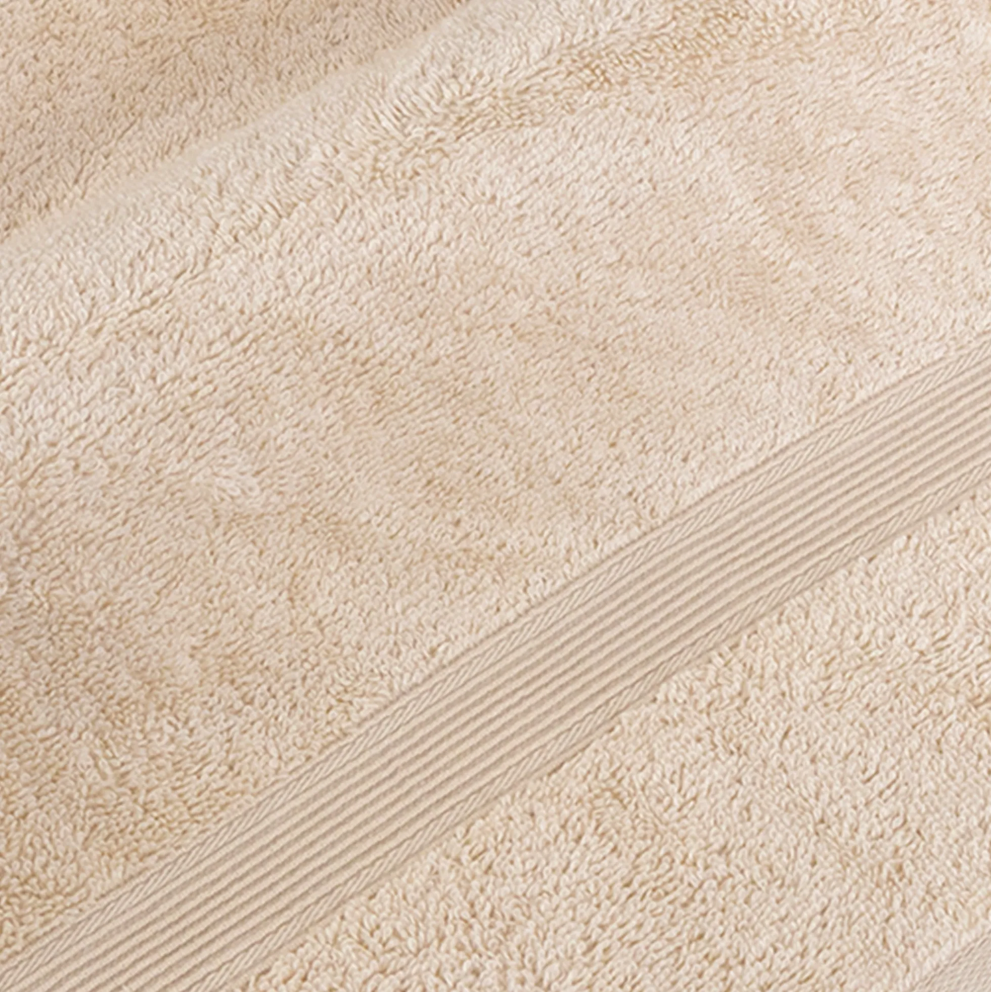 Økologisk håndklæde - 100% GOTS-certificeret bomuld - Badelagen 100x150 cm - Beige