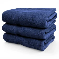 Økologisk håndklæde - 100% GOTS-certificeret bomuld - 50x100 cm - Navy