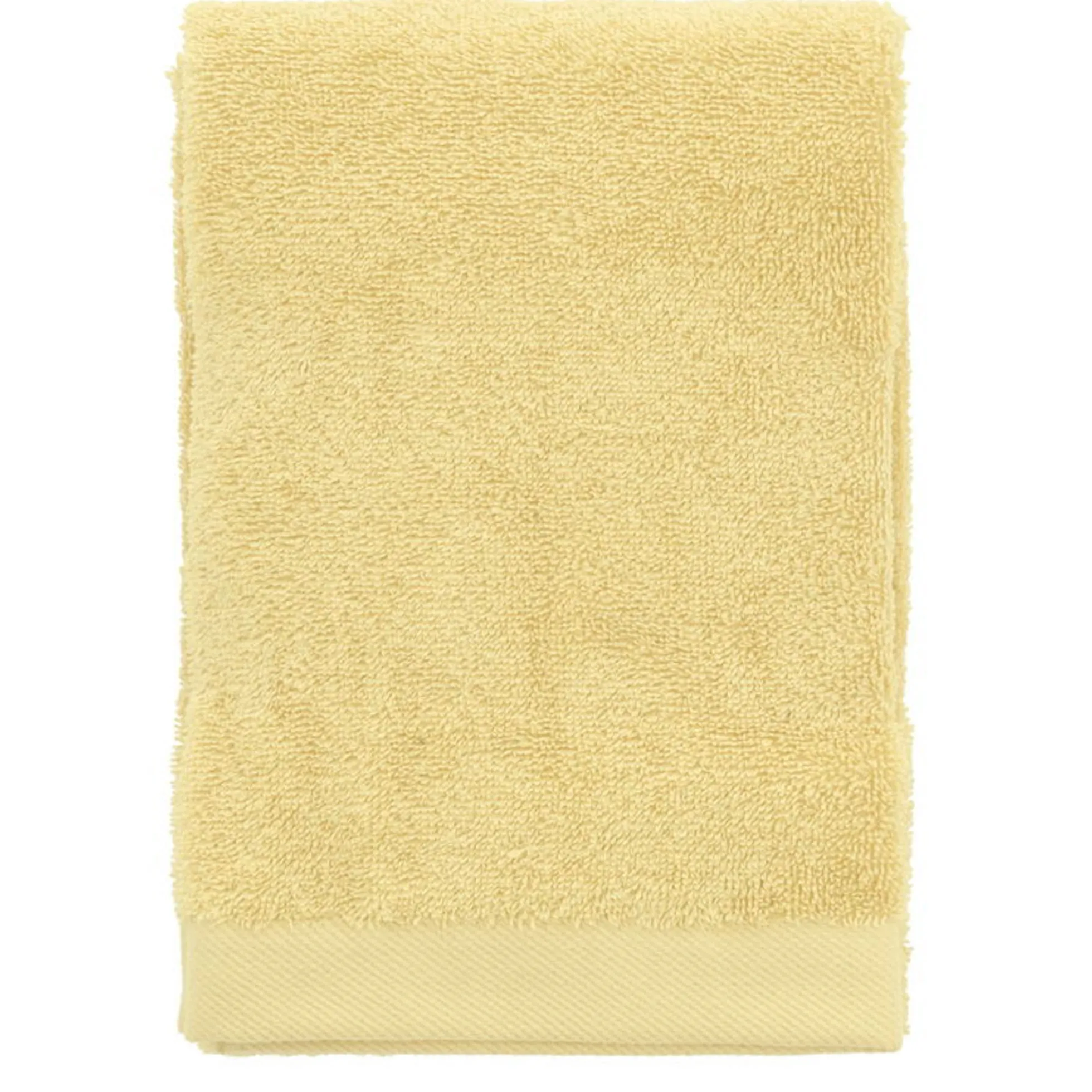 Økologisk håndklæde - 100% økologisk bomuld - Håndklæde gul 50x100 cm - Södahl Organic Comfort - Gul