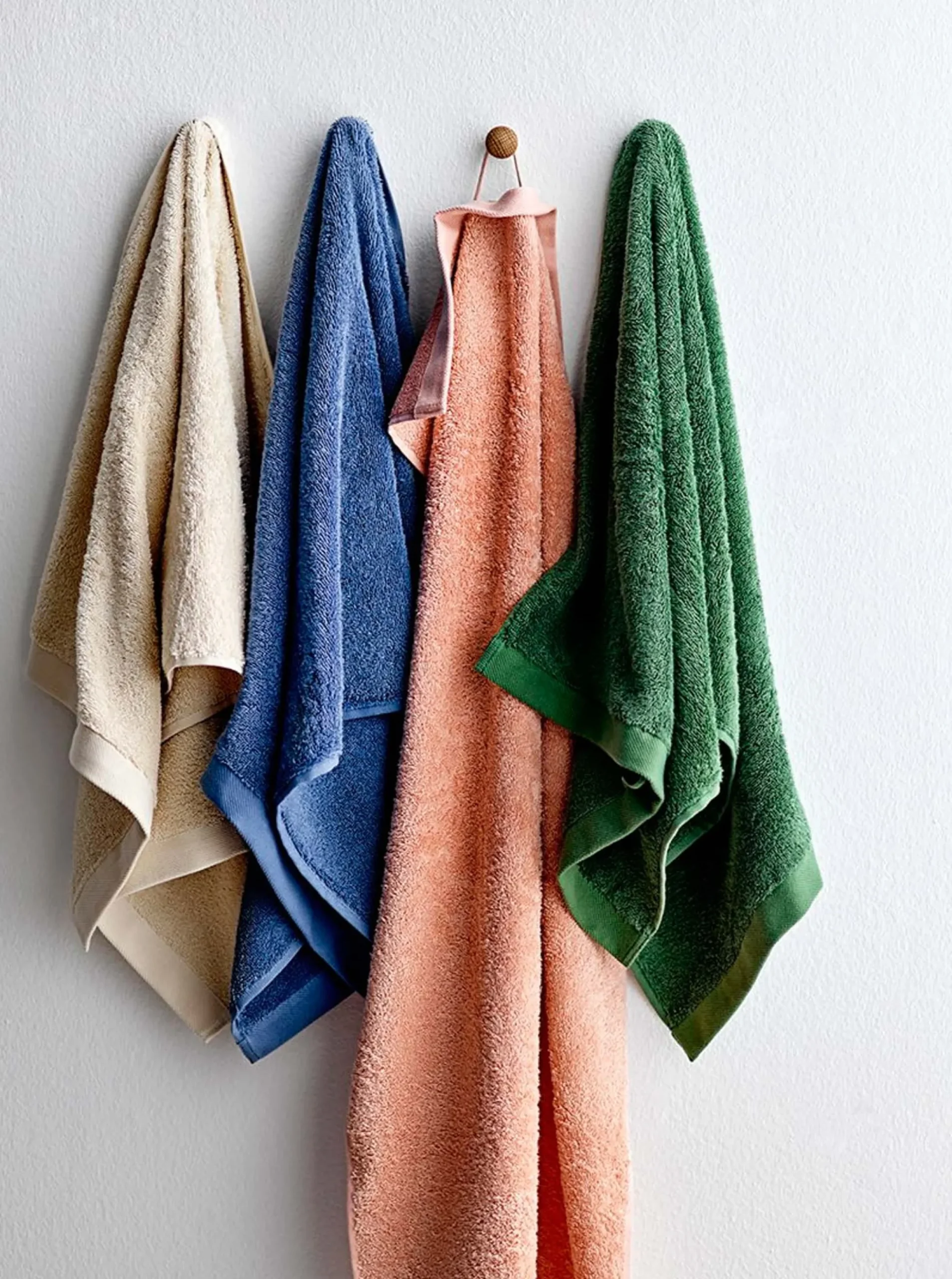 Økologisk håndklæde - 100% økologisk bomuld - Håndklæde blå 50x100 cm - Södahl Organic Comfort - Linen blue