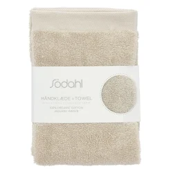 Økologisk håndklæde - 100% økologisk bomuld - Håndklæde 50x100 cm - Södahl Organic Comfort - Beige