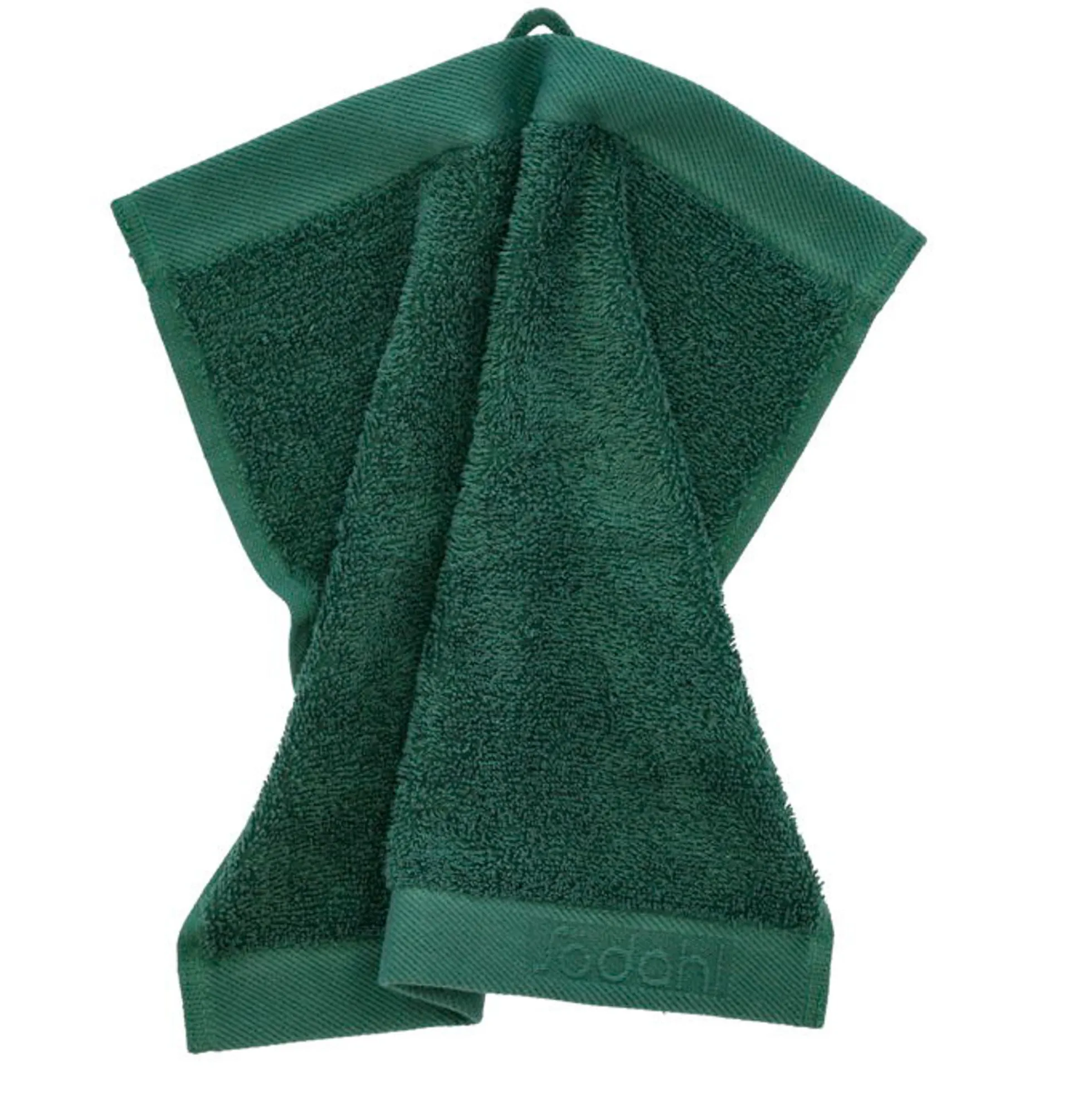 Økologisk vaskeklud - 100% økologisk bomuld - Vaskeklud grøn 30x30 cm - Södahl Organic Comfort - Forest green