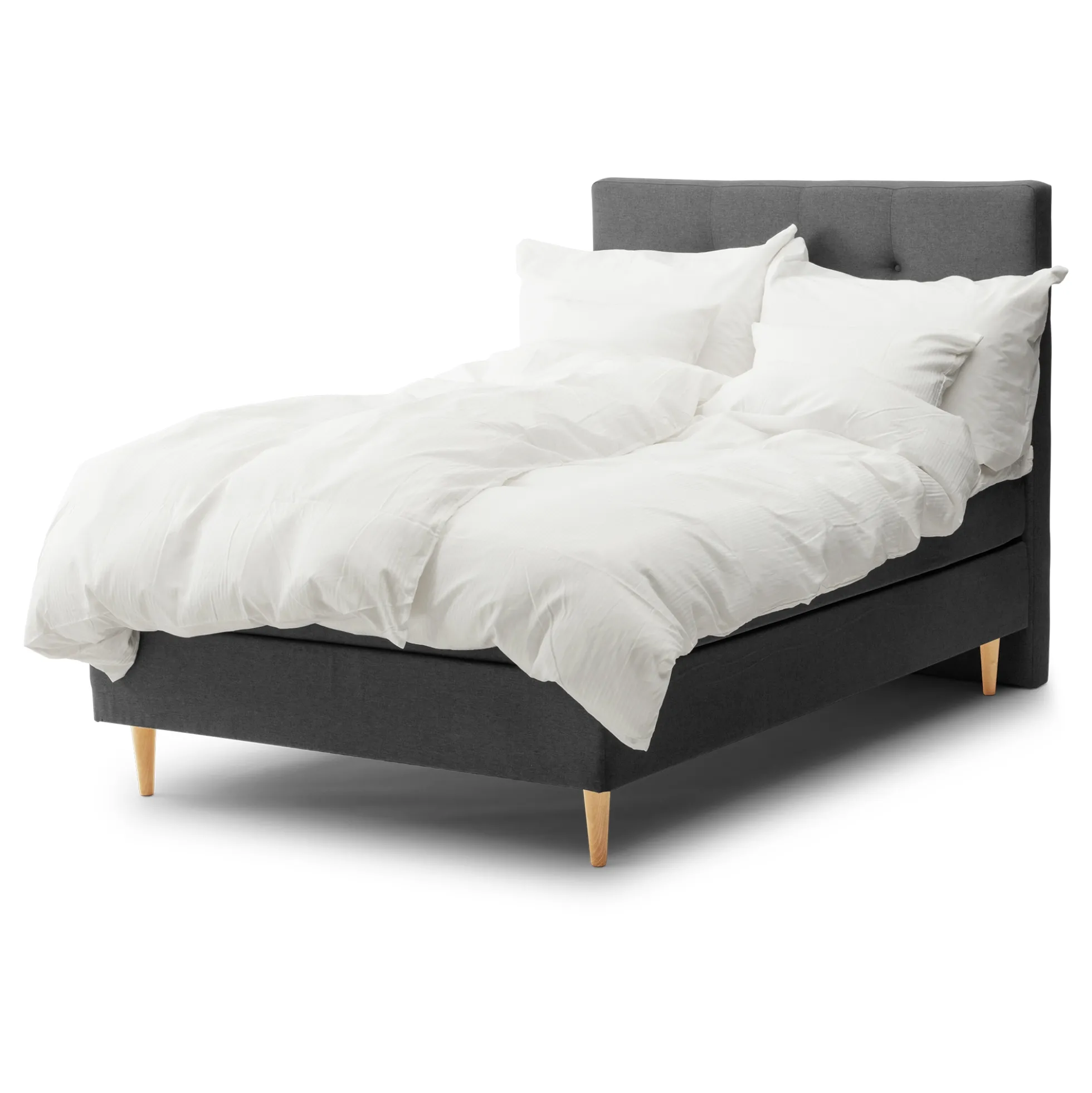 Kontinentalseng 140x200 cm - Favorit Luksus - Ergonomisk halvandenmandsseng - Nordstrand Home
