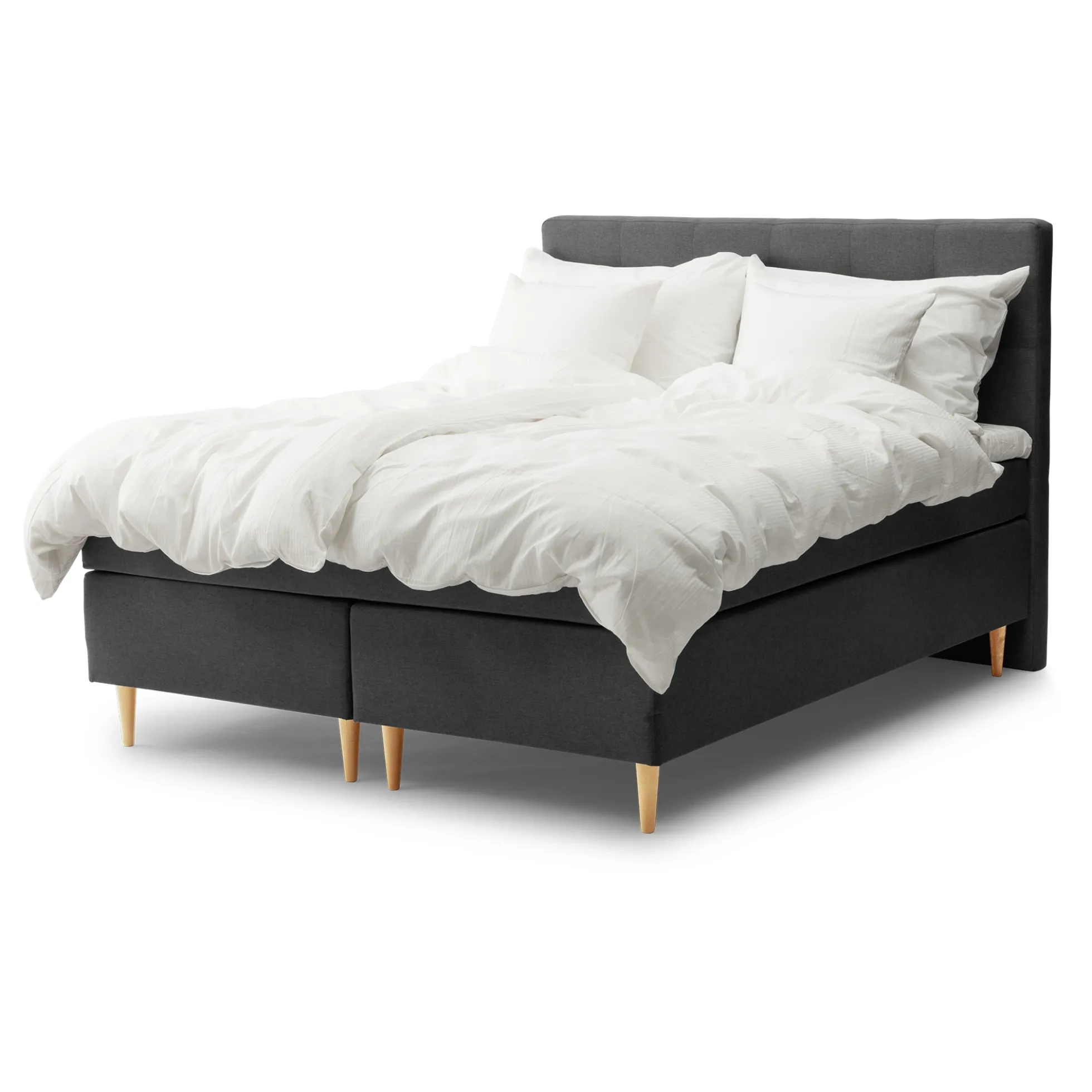 Kontinentalseng 160x200 cm - Prestige luksus - Dobbeltseng med ekstra fjedring - Nordstrand Home